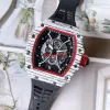 Fashion Casual Sports Watch Męskie Premium Luksusowe damskie kwarcowe zegarek silikonowy przeciwporne bransoletka drewniana tekstura 2022