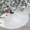 Decorazioni natalizie Cyd- Gonna per albero di peluche bianco puro Pelliccia artificiale Morbido Confortevole tappetino per animali domestici Camera da letto Soggiorno El