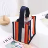 Borse per la spesa LGBT Pride New Rainbow Stripe Borsa da donna Borsa da viaggio portatile impermeabile laminata per il tempo libero all'aperto 230522