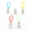 Clothing Storage & Wardrobe 5pcs Household 5 Tea Towel Hanging Clips Clip On Hooks Loops Hand Hangers Clothes Pegs Kitchen Bathroom Organize