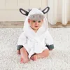 Retail-22 projeta o bebê com capuz para bebês toalha de banho/modelagem de animais roubo de banho/pijamas de desenho animado para bebês
