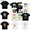 Designer Fashion Abbigliamento Tees Hip hop Magliette 23ss Rhude Parrocchetto Coda lunga Pappagallo Stampa High Street Casual Versatile Manica corta Tshirt uomo donna St 5KP8