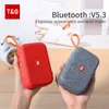 Mobiltelefonhögtalare TG506 Portable Bluetooth -högtalare Mini Wireless utomhus inomhushögtalare HIFI Högtalare Support TF Card FM Radio Aux Mycket högt Z0522