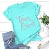 Women S T Shirt Evjf Tee Shirt Tee Tee Bride Women T Shirts La Mariee Hen Party Bachelorette Girl Wedding Femild For Top 230522