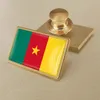 Broszki płaszcz Kamerun Kamerunowy mapa flaga National Emblem Flower Broatka