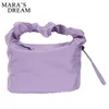 Sacs de taille Maras Dream Fashion sac fourre-tout plissé femme sac à main fille Allmatch bonbons couleurs sac à main sous les bras Mini 230520