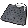 Lits pour chats meubles couverture électrique pour animaux de compagnie imperméable Anti-morsure et résistant à l'usure tapis pour chien à température constante à trois niveaux