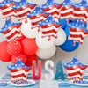 Décoration de fête Drapeau américain Ballons USA Pentagramme en forme de ballon en aluminium pour le 4 juillet Décorations Fête de l'Indépendance Décoration Fournitures T230522