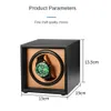 Boxes 2022 New Upgrade Power Supply Black Mechanical Watch Winding Box Motor Shaker Watch Winder Holder Display Jewelry Box Organizer