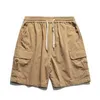 Short de salopette de Shawn Yue pour pantalon droit ample pour hommes Marque tendance ins couleur unie oversize