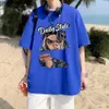Koszulki mężczyzn bawełna T -koszulka Mężczyzn Summer Cartoon Hiphop Ubrania American High Street Half Sleeve Trend Japońskie krótkie rękawy Y2K 230522