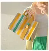 LGBT Shopping Bags Pride Rainbow Stripe Coton Lin Toile Sac Femmes Étanche 2023 Épaule Messenger Sac Fourre-Tout Portable Banlieue 230522