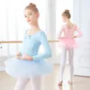 Dancewear Girls Ballet Leotards Kids Dance Bodysuits Ballet Tutu Dress Bubble kjolar Barn Födelsedagskjolar Gymnastik Leotards 230520