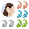 Anti Noise Silicone Earplugs Party Waterproof Swimming Ear Plugs For Sleeping Diving Surf Soft Comfort Swimming Ear Protector Wholesale