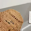 raf praddas pada prd pra Cappelli a tesa larga da viaggio Cofani a secchiello Cappello di paglia Cappellini firmati Lettere ricamate tessute a mano adatte Per le donne estate spiaggia paglia