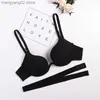 Sujetadores Mujeres sexy Lencería U Sujetadores sin espalda Ropa interior Profundo U Corte bajo Empuje hacia arriba Sujetador Íntimo Mujer Transpirable Bralette MUJER PUSH UP BRA T230522