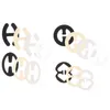 Mutande 16 pezzi Cinghie sportive velate Gancio per barra ovale Supporto per cinturino Clip in plastica con clip sul retro