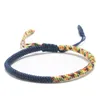 Bracelet tissé coloré, Bracelet d'amitié de Style ethnique, accessoires de bijoux à la mode réglables