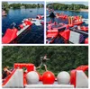 40x30 meter vuxna jätteuppblåsbar flytande vattenpark för vuxna öppet vatten energi utmaning aktiviteter nöjen aqua park