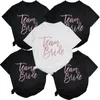 Women S T Shirt Evjf Tee Shirt Tee Tee Bride Women T Shirts La Mariee Hen Party Bachelorette Girl Wedding Femild For Top 230522