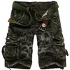 Heren Shorts Hoge Kwaliteit Camouflage Losse Cargo Mannen Zomer Merk Mode Tactische Camo Meerdere Zakken Broek voor 230522