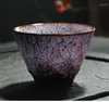 Cups Saucers Ceramic Kiln Change Tea Cup Anti Scalding Small Bowl Big Size 120ML China Home Creative