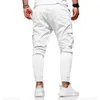 Mäns jeans som kör jogging byxor män hip hop joggers streetwear mode casual byxor sport träning bottnar tröjor fitness leggings