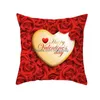 Kussensloop rood valentijnsdag perzik huid kussen er happy valentines hart huis decor drop levering tuin textiel beddengoed s dhsvc
