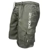 Shorts pour hommes taille élastique pantalons tactiques été décontracté Jogging Cargo mâle luxe multi-poches travail randonnée salopette pantalon