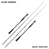 Boat Fishing Rods MADMOUSE Japan Full Fuji Parts Slow Jigging Rod 6"3 Jig Weight 80 350G 15kgs casting Slatwater 230520