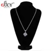 Necklaces GUCY Hip Hop Dice Pendant Necklace Copper Gold Silver Color Iced Out Micro Pave Cubic Zircon Men Charm Jewelry Street Dance Gift
