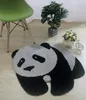 Tapijten panda patroon tapijt pluche kunst vloerkleed schattig dierenvormige gebied voor woonkamer mat tapete kinder slaapkamer warme deur