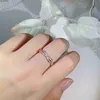 Band Rings 18k Rose Gold Wedding Bands Ring Women Anillos de Engagement Diamond Jewelry Origin Diamond Gemstone Bizuteria Women J230522