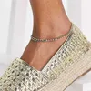 Anklets 304 Rostfritt stål Simple Ball Chain Multilayer skiktade ankel Multicolor Sandaler Barefoot Beach Foot Anklet 25cm (9 7/8 ") Lång G220519