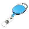 Kökskranar infällbara rullknappen CLIP CARABINER Recoil Key Ring Chain ID Card Holder