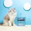 Kattskålar matare 2l vatten fontän automatisk filtersensor dricka för katter matare husdjur dispenser drinker