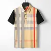 Klasik erkek polo gömlek Tasarımcı Yaz erkek gömlek Lüks Marka polo gömlek İş Rahat tee İngiltere Tarzı Gömlek Adam Asya Boyutu M Tops - XXXL
