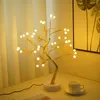 Tabletop Bonsai Tree Light 108 Светодиодные струнные светильники, искусственная лампа для дерева, USB или аккумулятор, для спальни на рабочем столе.