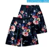 Ropa étnica tradicional japonesa Kimono Cardigan pantalones cortos de playa verano estampado de flores ropa de calle mujeres hombres Yukata Harajuku Haori camisa