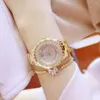 Wristwatches High Quality Rhinestone Women's Watch Elegant Brand Famous Luxury Silver Quartz Watches Ladies Business Relogio