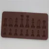 New International Chess Silicone Moule Fondant Gâteau Chocolat Moules Pour Cuisine Cuisson DH9585