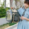 Cat Carriers Pet Carrier Travel Bag Space Transparent Backpack Breathable 360° Sightseeing Dog Cats Pets Foldable