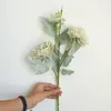 装飾的な花3ヘッド牡丹植物人工ブーケブライダルパーティーウェディングフェイクシルクホームデコレーションSztuczne Kwiaty Drop Ship