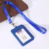 Titolari di carte Mini ID unisex con tracolla Portamonete da lavoro Custodia da banca Portafoglio con cerniera