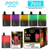 Poco BM 7000 bouffées de bobine de maille Cigarette électronique Vape jetable avec batterie de type C de 850 mAh et cartouche de 17 ml Entrepôt local américain