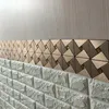 Adesivi murali Autoadesivo Mosaico Stick Piastrelle Backsplash Cucina Bagno Lavabo Soggiorno Casa Sfondo KTV Decor Decalcomanie