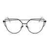 Óculos de sol Frames de moda Moda Mulheres vintage cateye óculos de moldura moldura metal miopia óculos ópticos lente transparente conforto lump spectacl