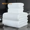 Dikke badhanddoek voor volwassenen 100% katoen puur witte zware terry absorberende hand handdoek voor badkamer en 5 -sterren hotel