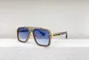 Hochwertiger Männer Designer schwimmender Rahmen Sonnenbrille Dita Grand Lxn Evo Metall Minimalist Retro Mach Collection Sonnenbrille Neues Design Mauerwerk Schnittkante C0D4