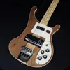 4001 ZELDZAME TRANSLUCENT WALNUT vintage 4000 4003 4-snarige elektrische basgitaar Neck Thru Body One PC Neck Body